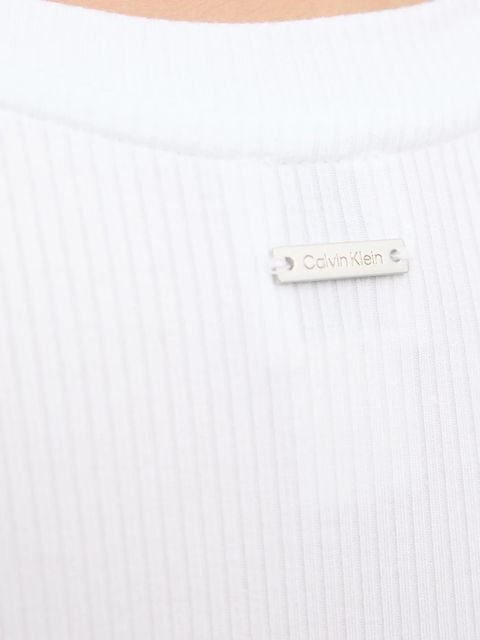 Calvin Klein t-shirt damski kolor biały LV044D246G