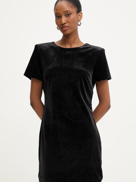 Answear.LAB sukienka kolor czarny mini dopasowana