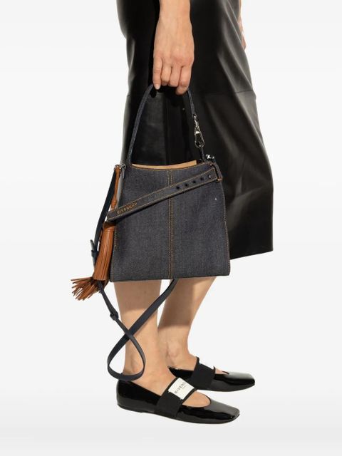 Givenchy belted denim tote bag - Blue - zdjęcie produktu nr 2