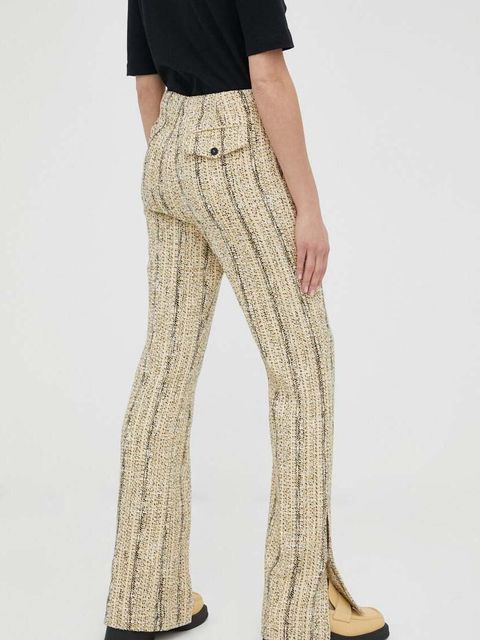 Day Birger et Mikkelsen spodnie damskie kolor czarny proste high waist - zdjęcie produktu nr 2