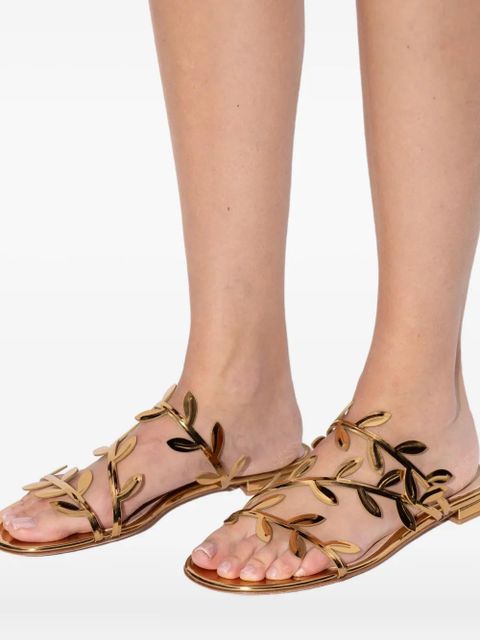 Gianvito Rossi leather sandals - Gold