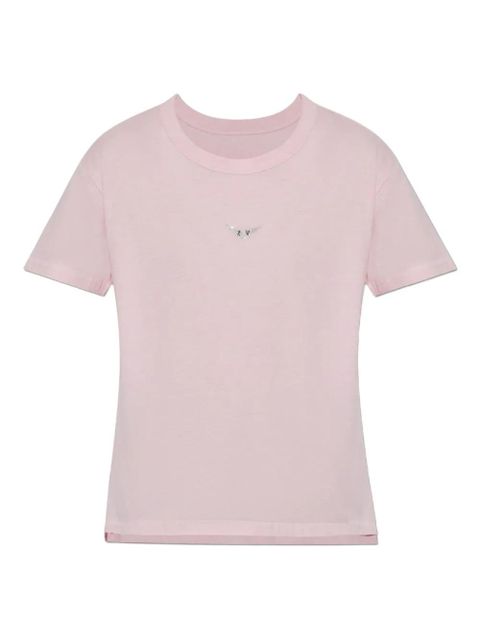 Zadig&Voltaire embroidered-logo t-shirt - Pink - zdjęcie produktu nr 1