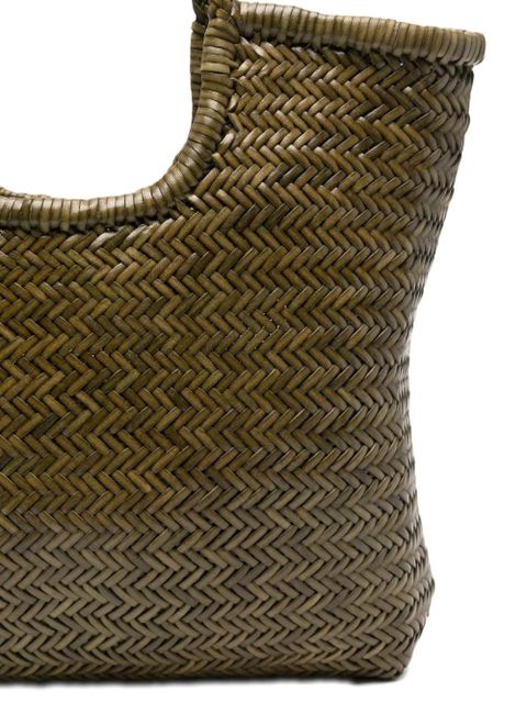 DRAGON DIFFUSION woven handle tote - Green