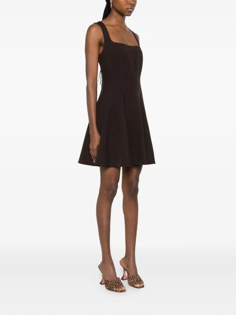 Simkhai square-neck mini dress - Brown