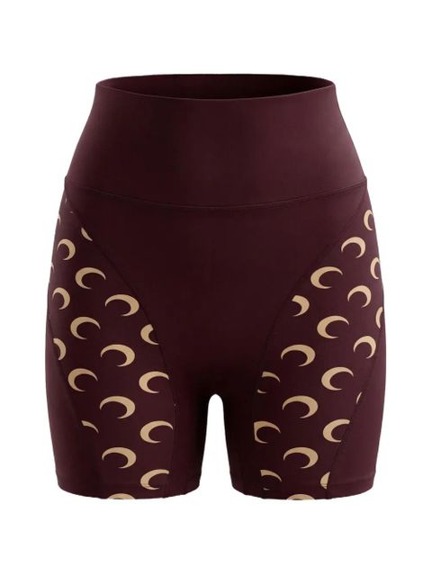 Marine Serre Athleisure mini shorts - Red - zdjęcie produktu nr 1