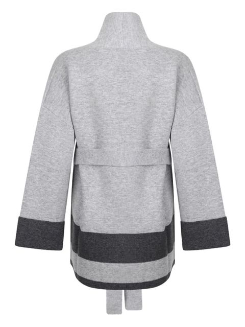 Max Mara belted cardigan - Grey - zdjęcie produktu nr 2