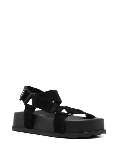 Moschino logo-embroidered sandals - Black - zdjęcie produktu nr 2