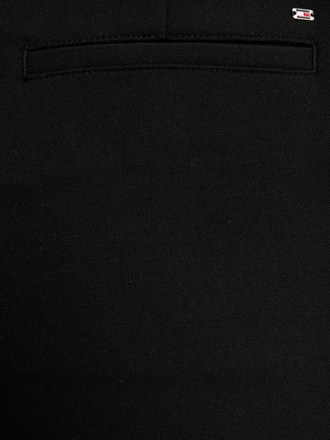 Tommy Hilfiger spodnie damskie kolor czarny proste high waist WW0WW48357
