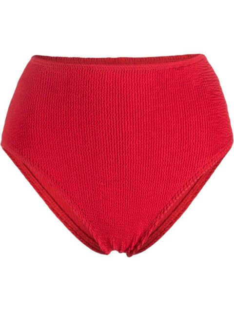 Bond-eye high-waisted bikini bottoms - Red - zdjęcie produktu nr 1