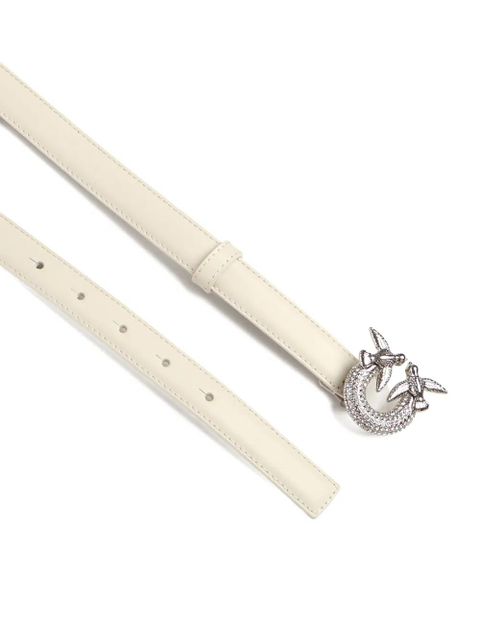PINKO logo-buckle leather belt - Neutrals - zdjęcie produktu nr 2