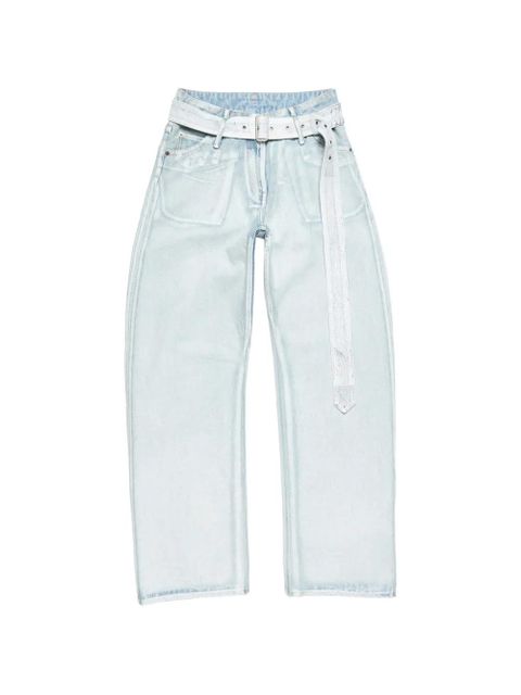 Acne Studios belted jeans - Blue - zdjęcie produktu nr 1