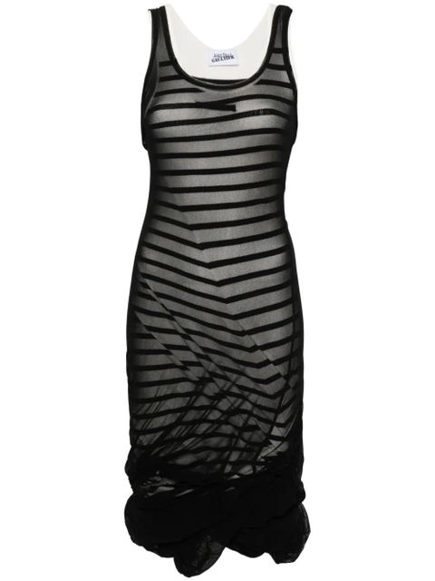 Jean Paul Gaultier The Marinière striped maxi dress - White - zdjęcie produktu nr 1