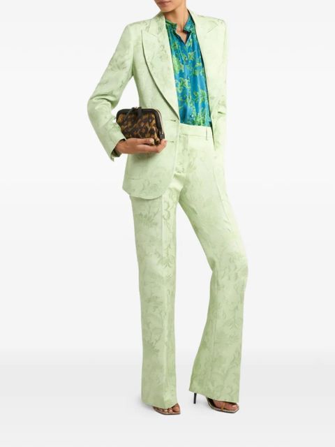 ETRO gathering floral top - Blue