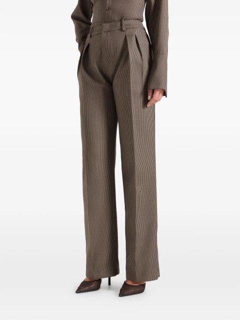 Manière De Voir Julie pleated tailored trousers - Brown - zdjęcie produktu nr 1