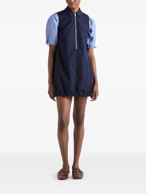 Prada poplin mini-dress - Blue - zdjęcie produktu nr 2