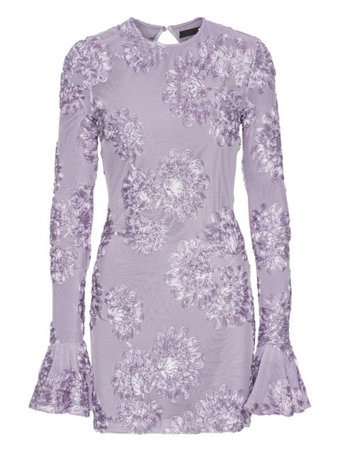 ROTATE BIRGER CHRISTENSEN floral mesh dress - Purple - zdjęcie produktu nr 1