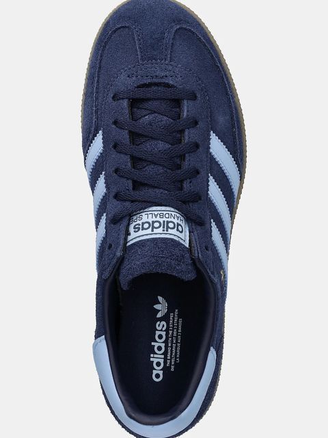 adidas Originals sneakersy zamszowe Handball Spezial Bold damskie kolor granatowy IH9183