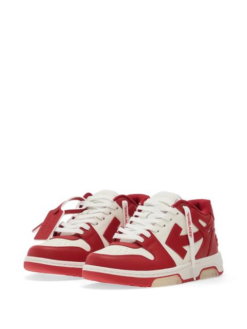 Off-White Out Of Office leather sneakers - Red - zdjęcie produktu nr 2