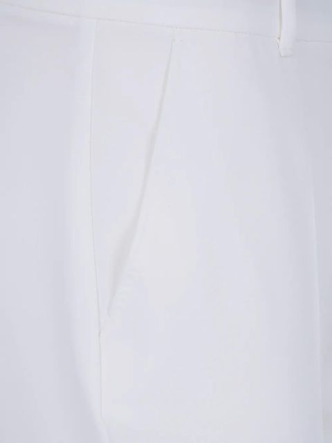 Max Mara concealed-fastening tailored trousers - White