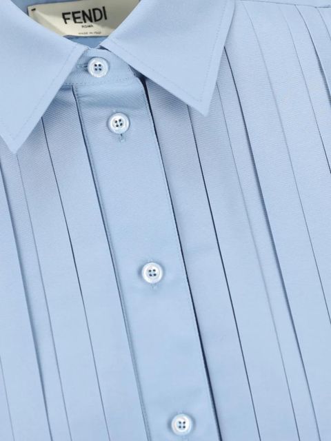 FENDI pleated shirt - Blue