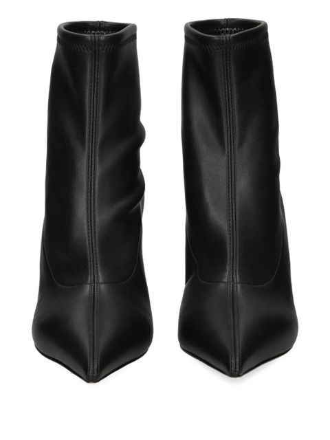 Casadei 80mm pointed-toe boots - Black