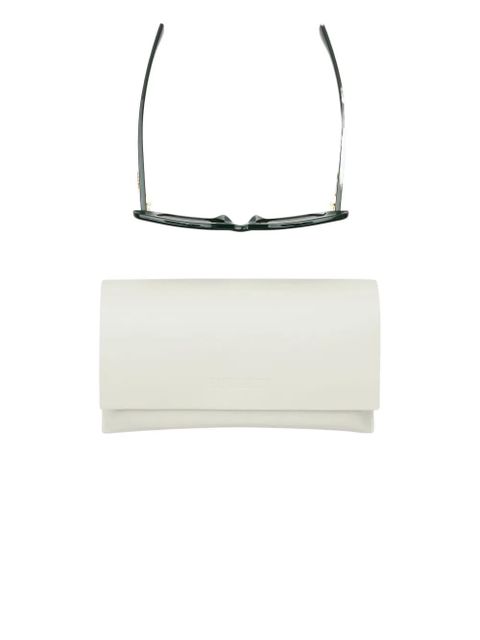 Burberry Eyewear EKD oversize-frame logo sunglasses - Green