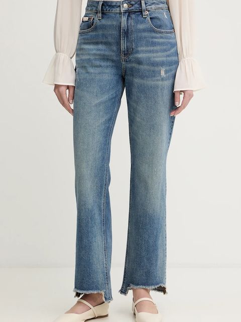 Calvin Klein Jeans jeansy damskie high waist LV047E788G - zdjęcie produktu nr 1