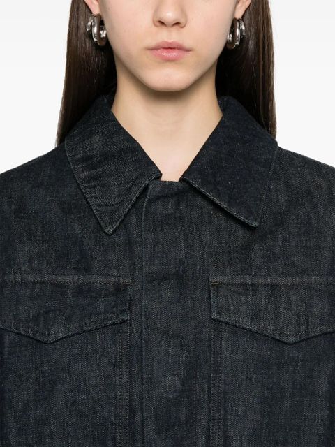 LEMAIRE Two Pocket cropped jacket - Blue