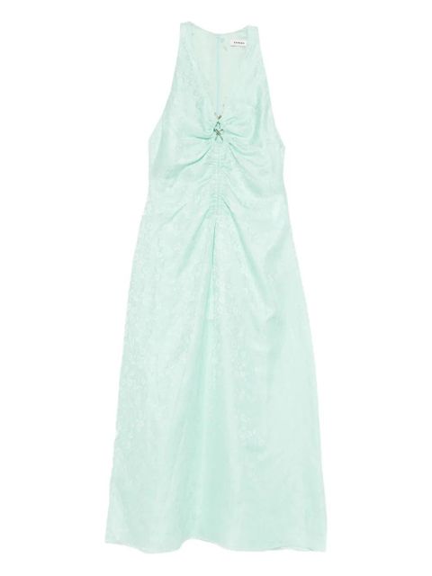 SANDRO jacquard floral dress - Green - zdjęcie produktu nr 1