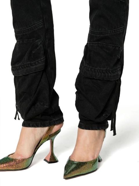 The Attico Essie cargo jeans - Black