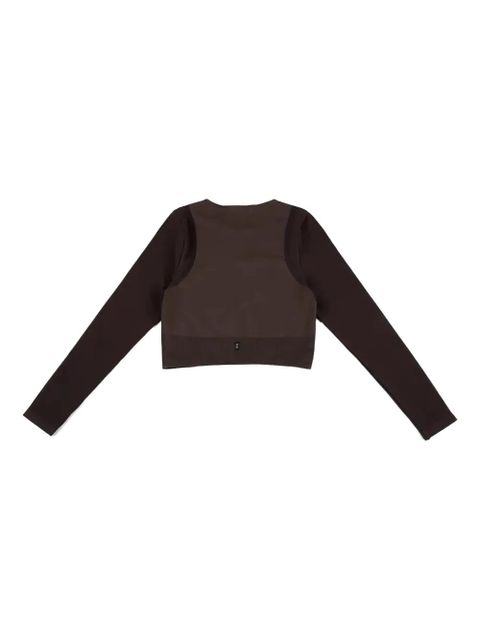 On Running knit studio crop - Brown - zdjęcie produktu nr 2