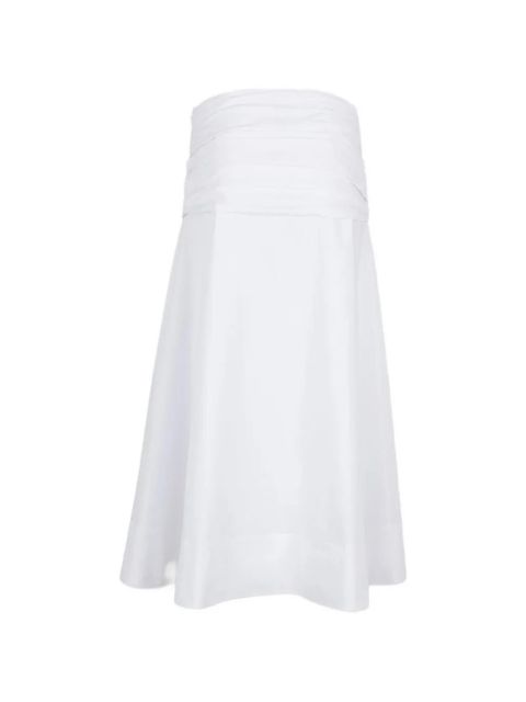 STAUD shirred midi skirt - White - zdjęcie produktu nr 2