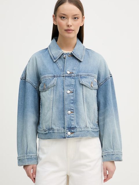 Calvin Klein Jeans kurtka jeansowa damska - zdjęcie produktu nr 1