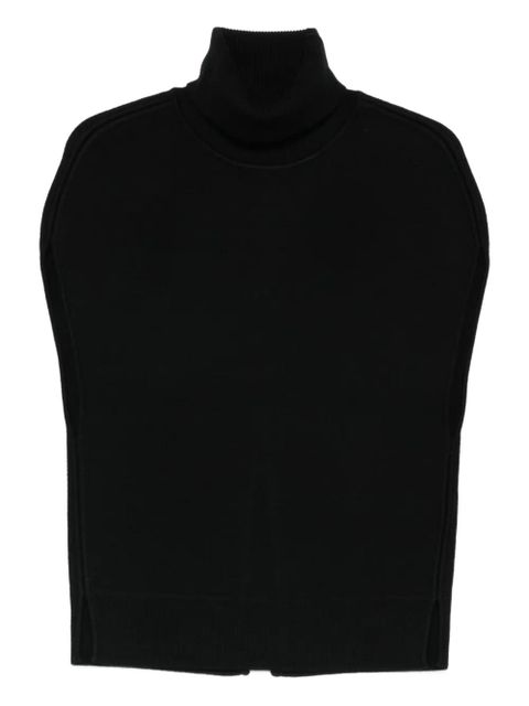 TOTEME double-knit vest - Black - zdjęcie produktu nr 1