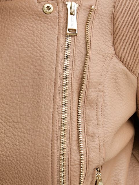 Guess ramoneska JEANNINE kolor beżowy przejściowa W5YL19 WHDS0