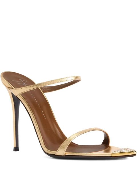 Giuseppe Zanotti 105mm Intriigo Jewelry sandals - Gold - zdjęcie produktu nr 1