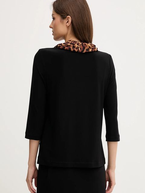 Joseph Ribkoff bluzka damska kolor czarny wzorzysta 253222