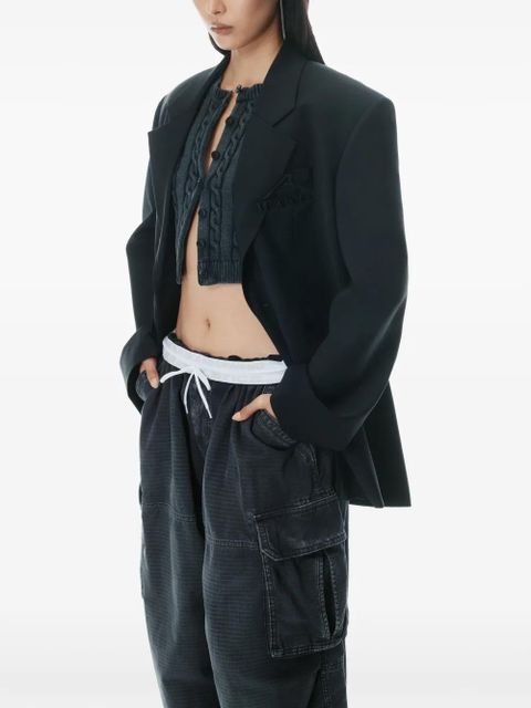 Alexander Wang straight cargo pants - Black