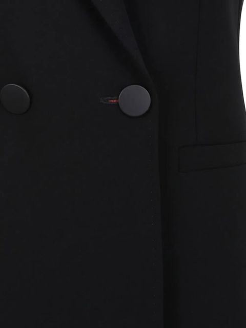 Max Mara Double-breasted cady jacket - Black