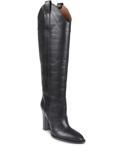 Paris Texas leather boots - Black