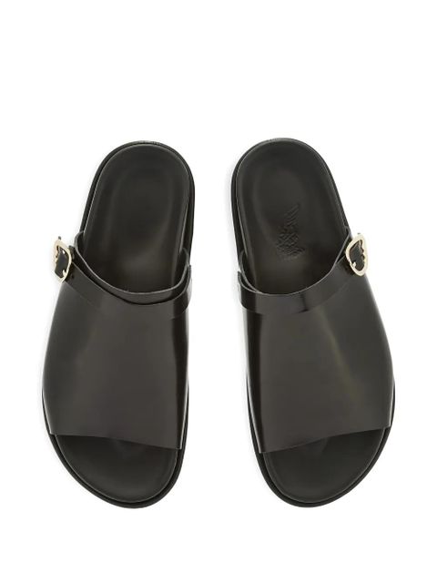 Ancient Greek Sandals Arachova buckle sandals - Black