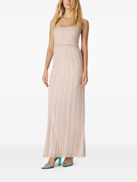 Missoni metallic-threading maxi dress - Neutrals