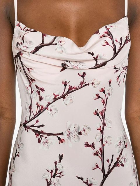 Alexander McQueen Blossom midi dress - Pink