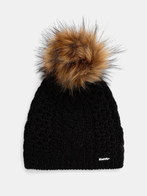 Eisbar czapka z dodatkiem wełny Afra Lux MÜ kolor czarny E80111 - zdjęcie produktu nr 1