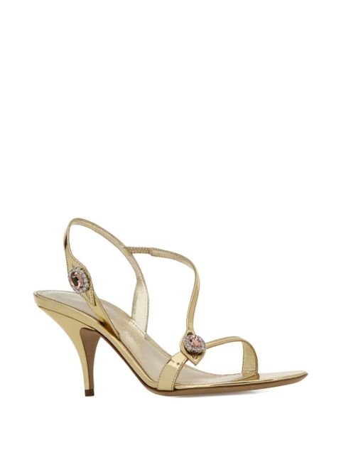 Ferragamo Sibilla leather sandals - Gold - zdjęcie produktu nr 2