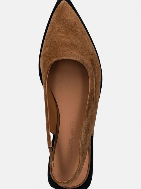 Copenhagen baleriny zamszowe