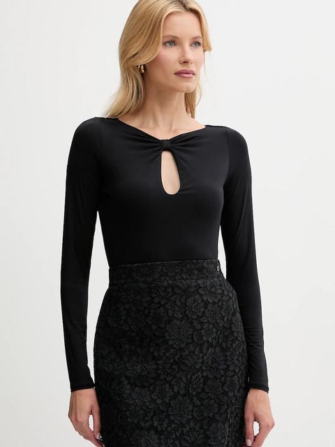 Guess longsleeve JOEY kolor czarny W5YP33 KACM2 - zdjęcie produktu nr 1