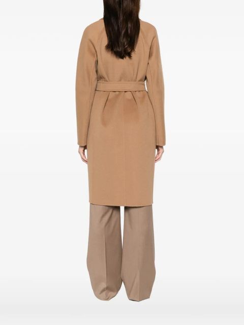 Max Mara Aceri tie-waist coat - Brown
