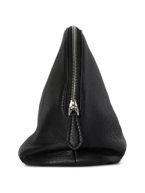 The Row Agnes makeup bag - Black