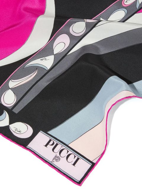 PUCCI Pesci-print scarf - Black - zdjęcie produktu nr 2